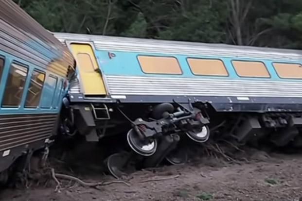Two dead after passenger train derails in Australia