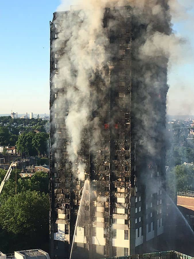 London Grenfell Tower fire