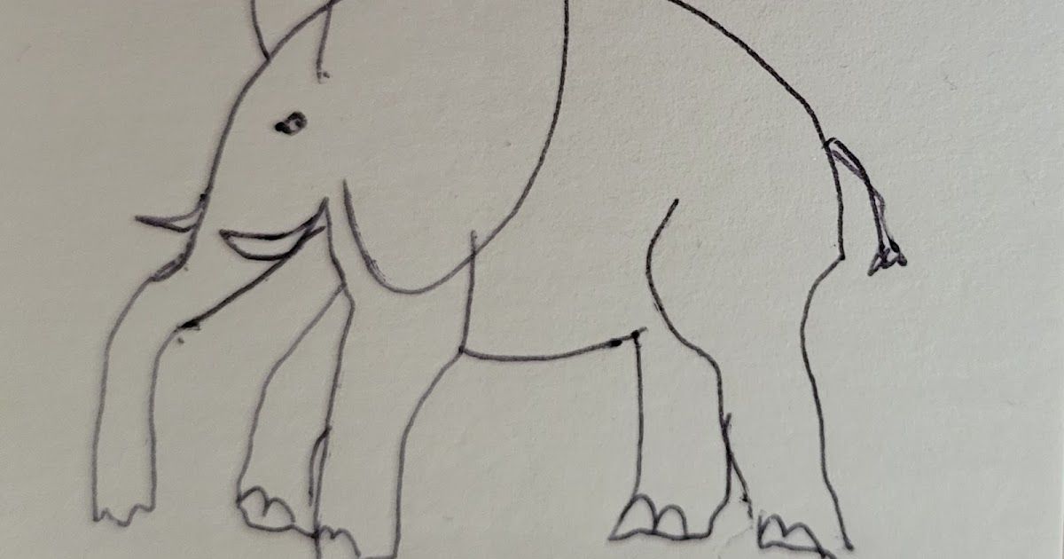 March 24th: Elephant Drawing Day