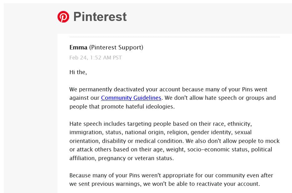 Pinterest Bans The Baked Cat