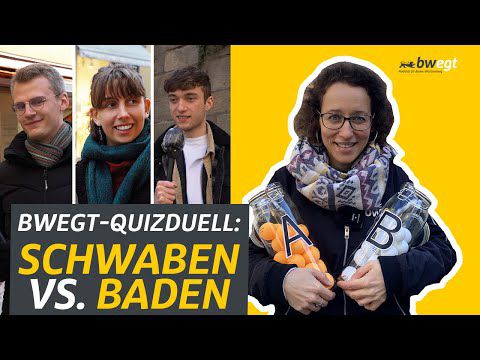 Schwaben vs. Baden: Ring frei für das bwegt-Quizduell