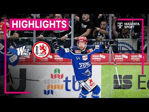 Schwenninger Wild Wings - Düsseldorfer EG | Highlights PENNY DEL 23/24 | MAGENTA SPORT