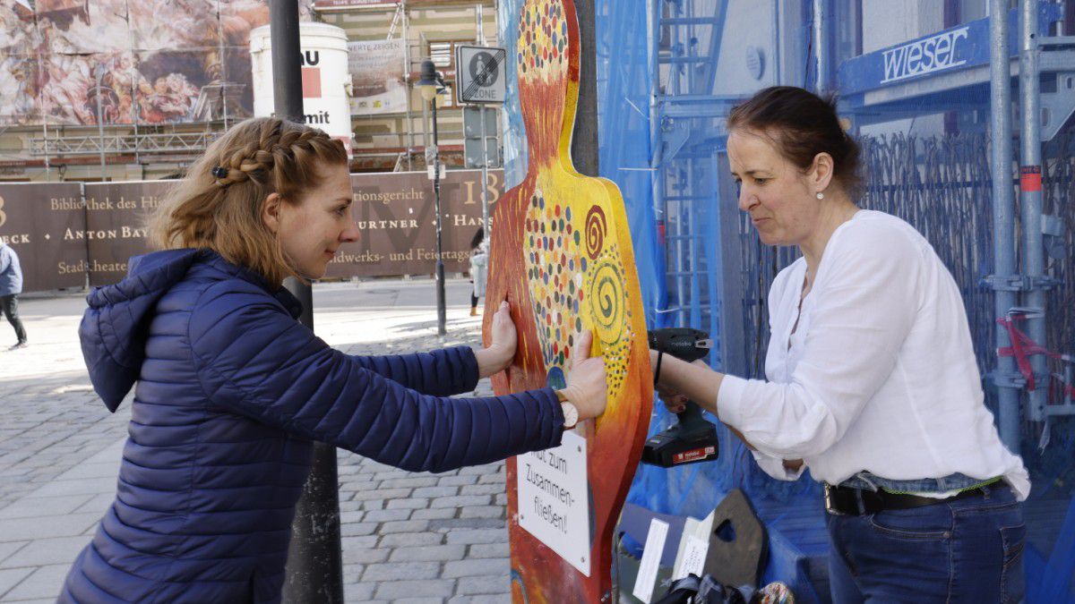 Kunstprojekt in Freising soll Vielfalt der Menschen zeigen