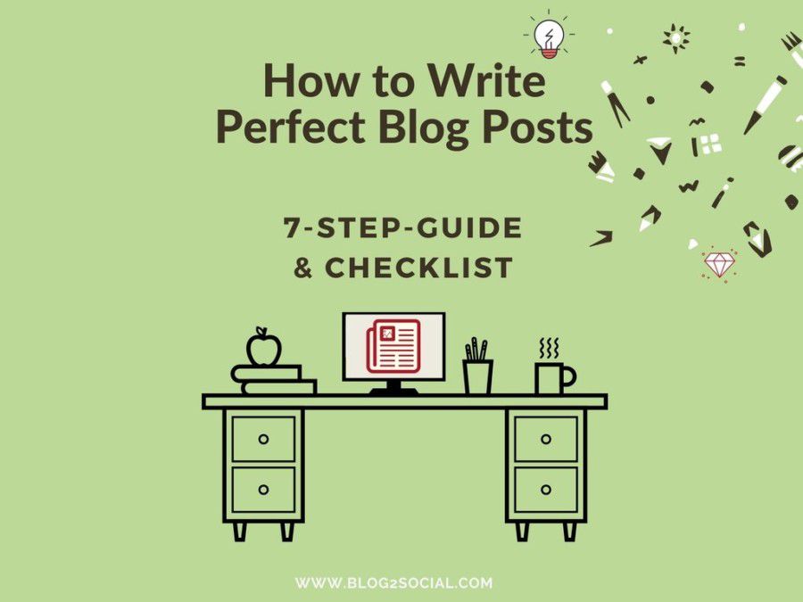 7 Steps To Writing Perfect Blog Posts [Checklist]