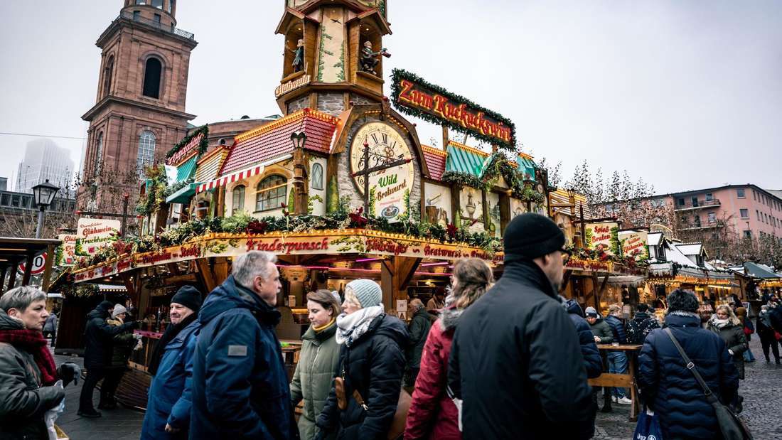 Weihnachtsmarkt Frankfurt: Ein bisschen Kälte gehört dazu