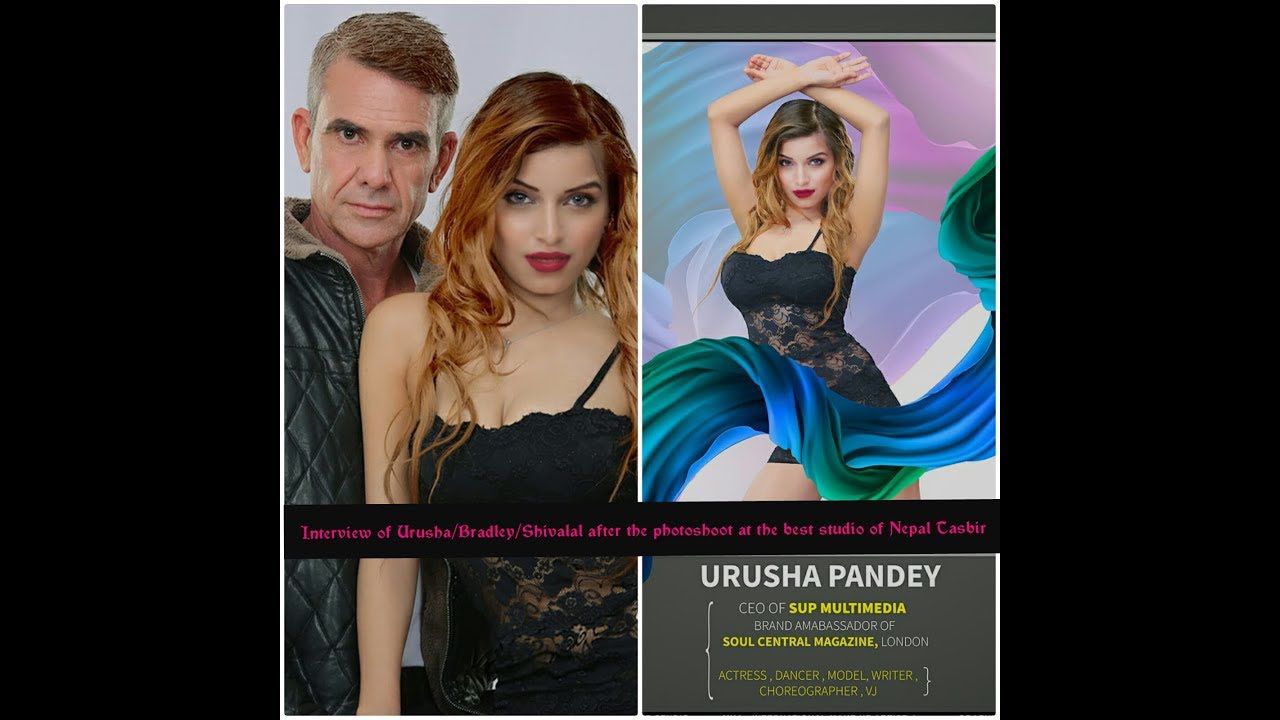 Interview of Bradley/Urusha/ Shivalal after the photoshoot For the international magazine Photoshoot