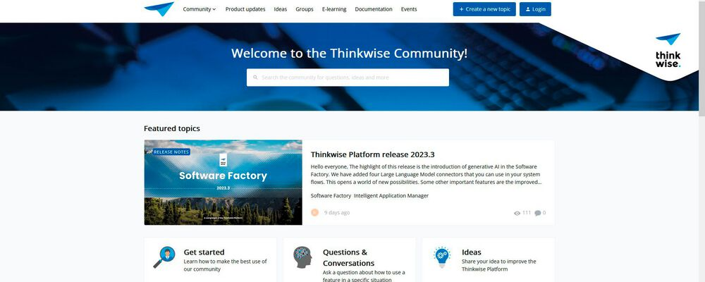 Thinkwise erweitert Software-Entwicklungsplattform mit KI-Funktionen