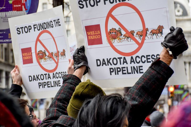 protests against Dakota Pipeline