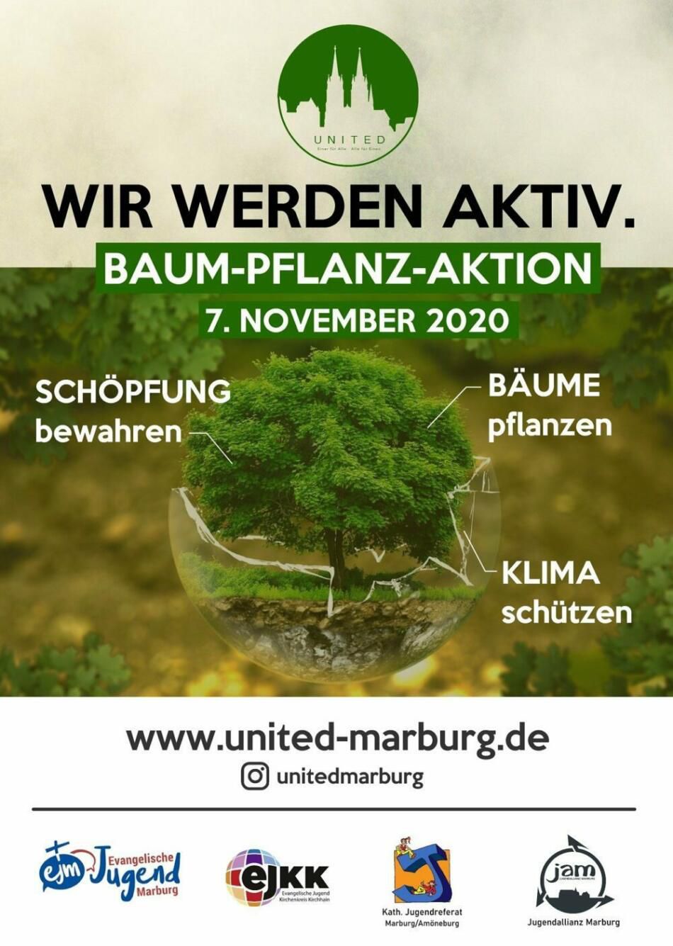 Baum-Pflanz-Aktion für Jugendliche am 7.11.2020 in Neustadt