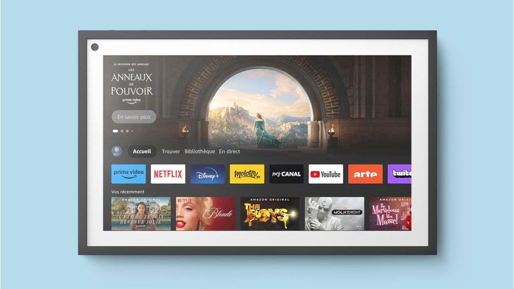 Amazon Fire TV est désormais disponible sur Echo Show 15