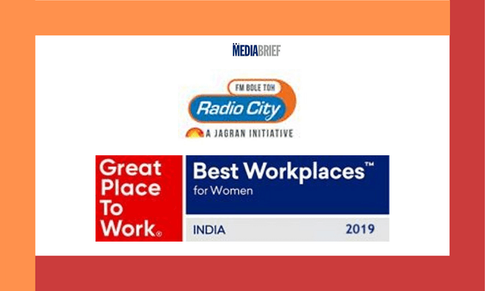 image-radio city India’s Best Workplaces for Women – 2019 Mediabrief