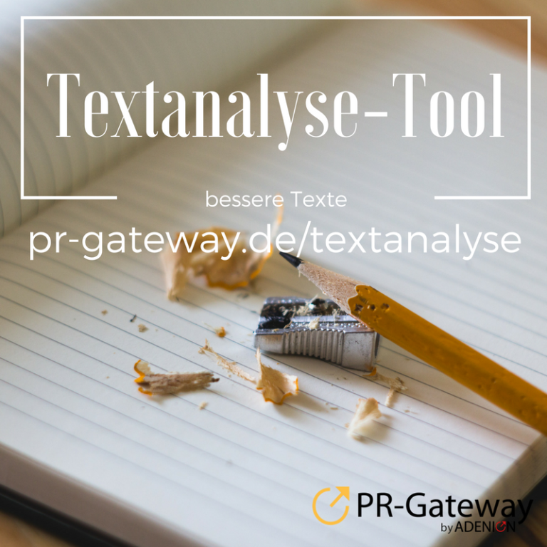 Textanalyse-Tool PR-Gateway