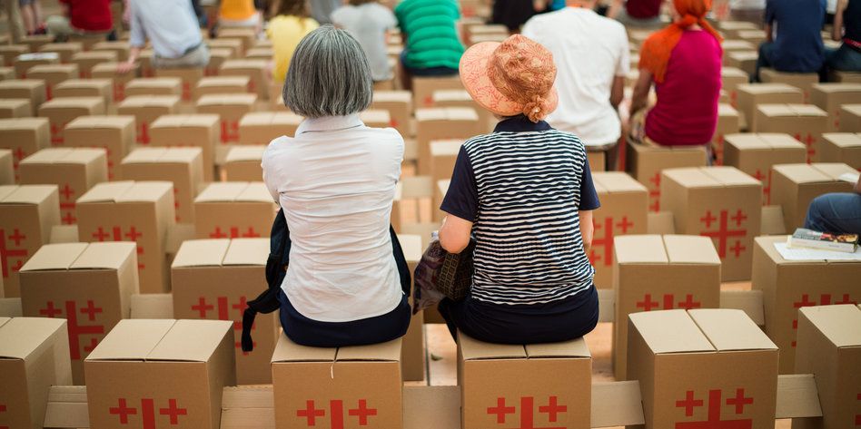 Faltmöbel aus Recyclingmaterial: Auf Pappe gebettet