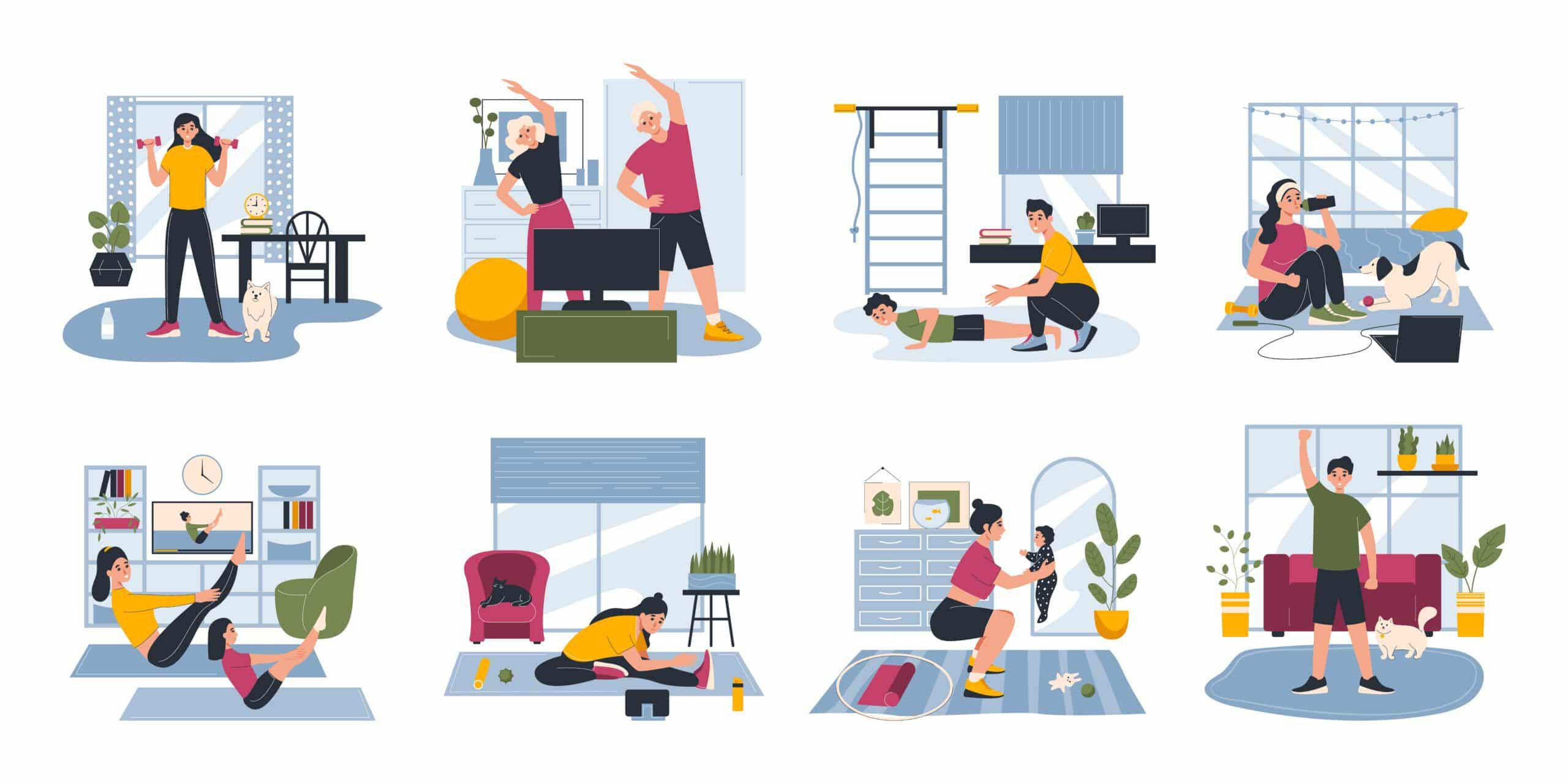 Effektive Workouts für zu Hause: Wie man auch ohne Fitnessstudio fit bleibt