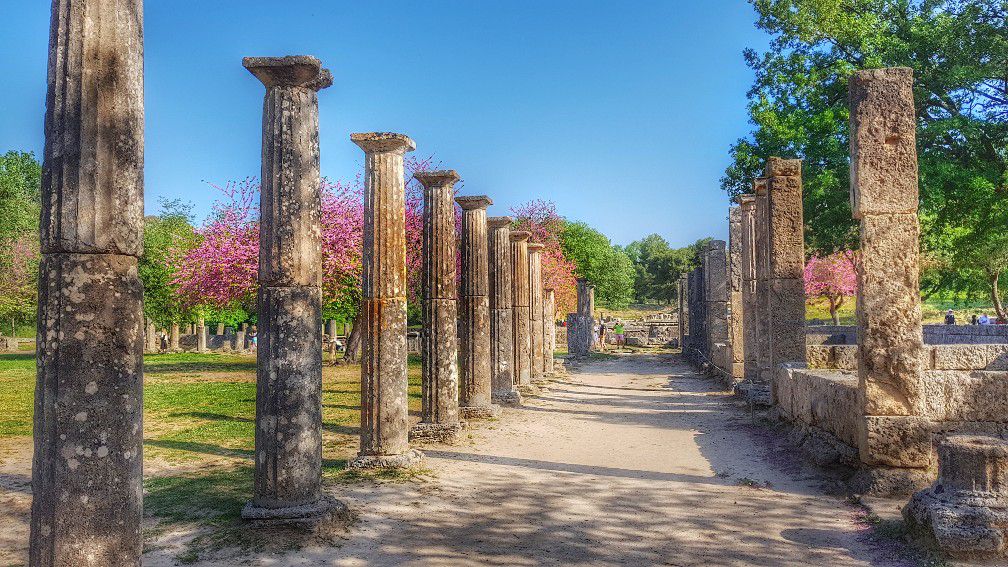 Visiting Ancient Olympia from Katakolo in the Greek Peloponnese