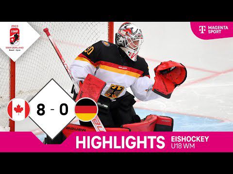 Kanada - Deutschland | Highlights IIHF U18 Eishockey WM 2023