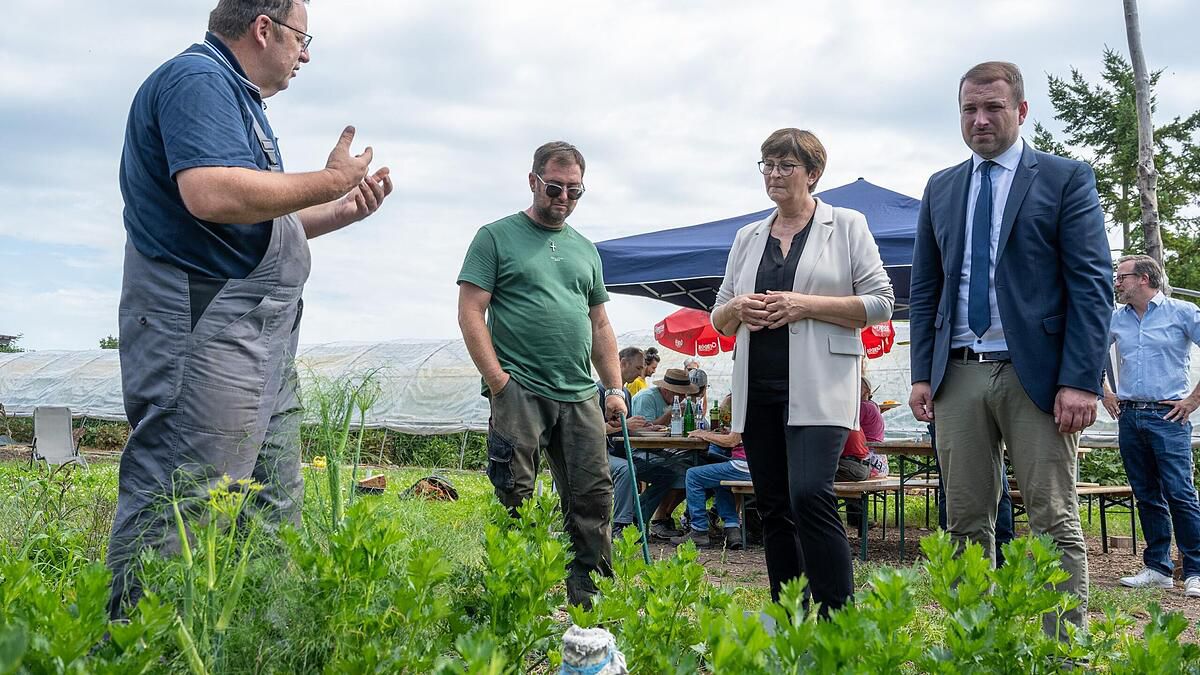 Solidarische Landwirtschaft: Was SPD-Chefin Saskia Esken beim Ackertag in Bergrheinfeld lernte