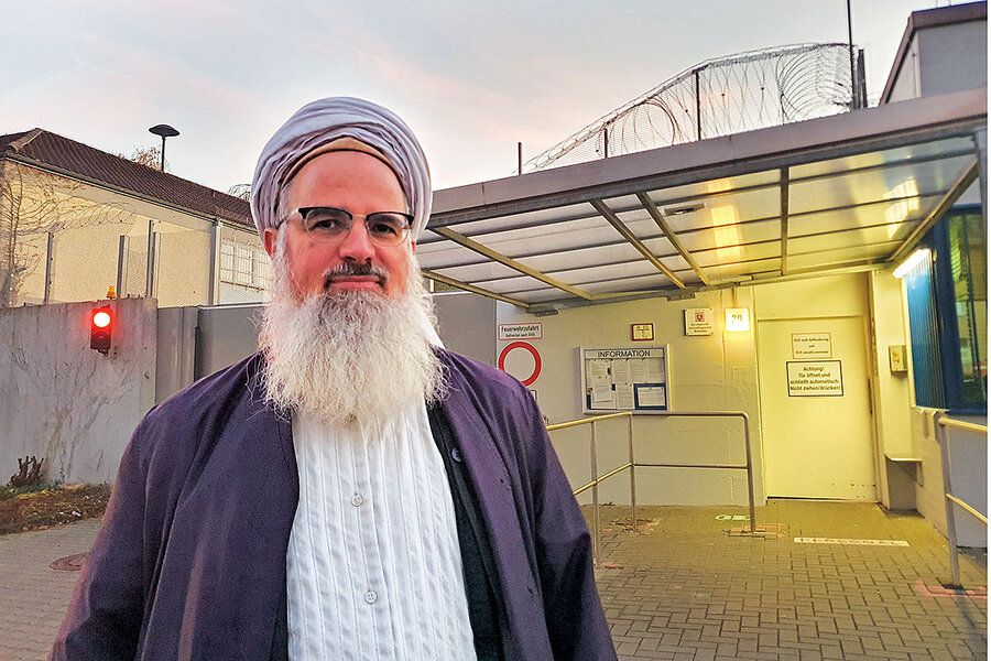To fight terrorism, a German imam makes daily trek to prison
