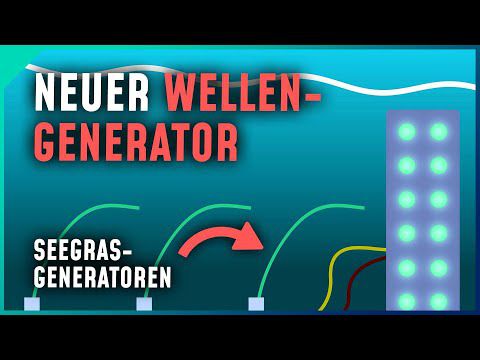Seegrasgeneratoren erzeugen Energie unter Wasser!