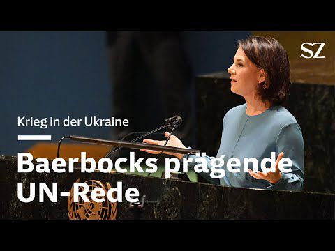 Krieg in der Ukraine: Annalena Baerbock konfrontiert Sergej Lawrow bei UN-Vollversammlung