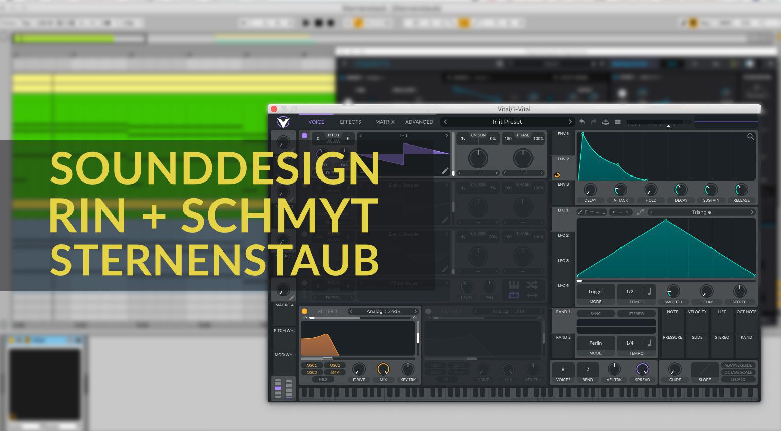 Sounddesign: Synthesizer Sounds "RIN + Schmyt - Sternenstaub"