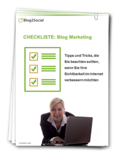 Checkliste Blog Marketing