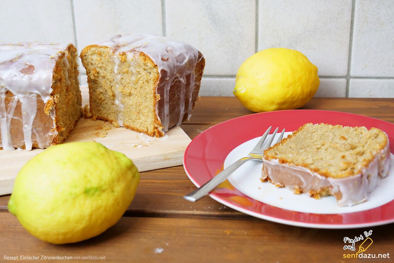 Zitronenkuchen Rezept – einfach, saftig und lecker