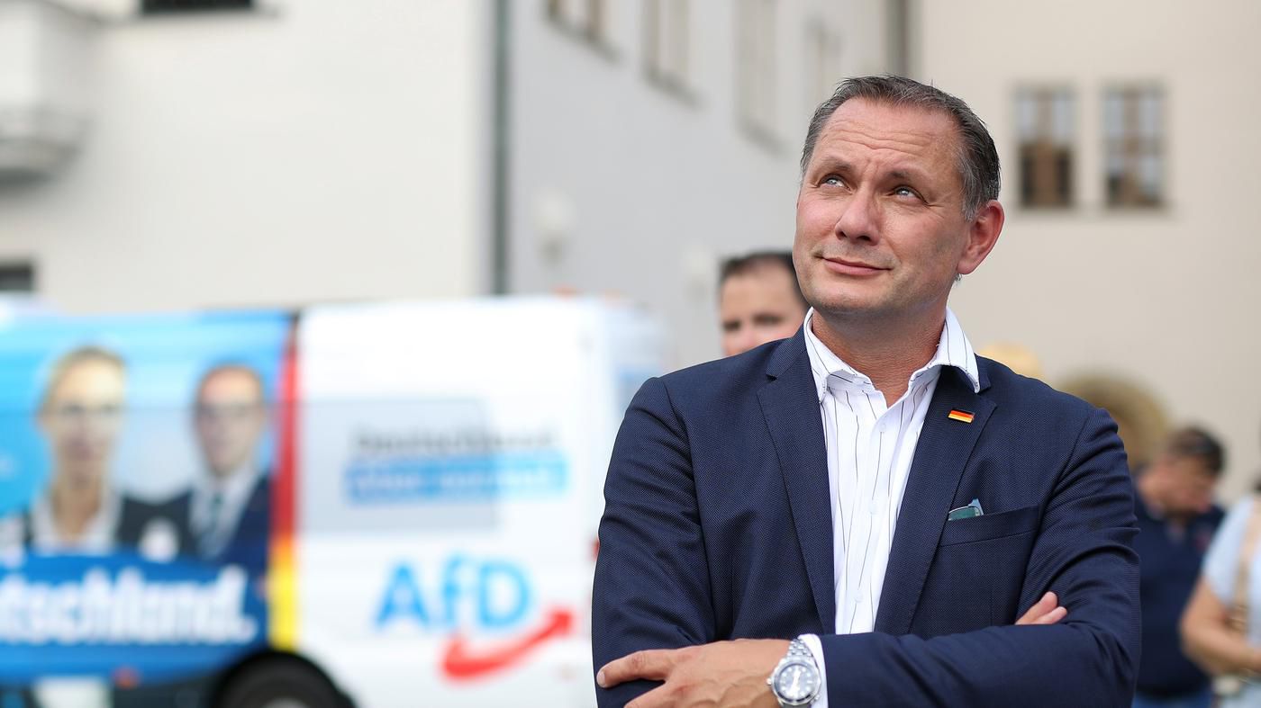 Tino Chrupalla erlebt im Wahlkampf das Dilemma der AfD