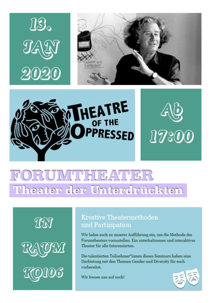 Flyer Forumtheater 13.01.2020