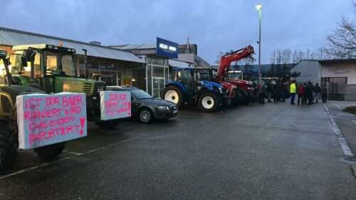 Kraichgau - Bauern-Demo und Protest in der gesamten Region
