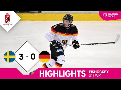 Schweden - Deutschland | Highlights IIHF U18 Eishockey WM 2023