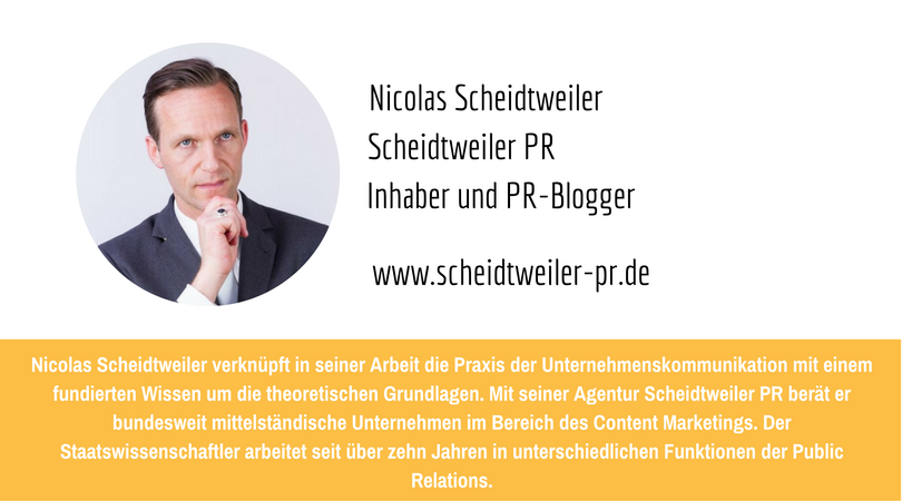PR-Megatrends 2017: Nicolas Scheidtweiler