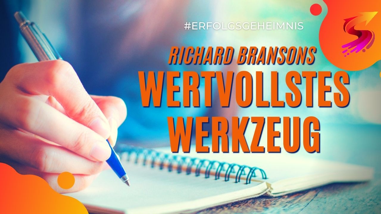 Notizbuch für Ideen: Richard Bransons wertvollstes Werkzeug