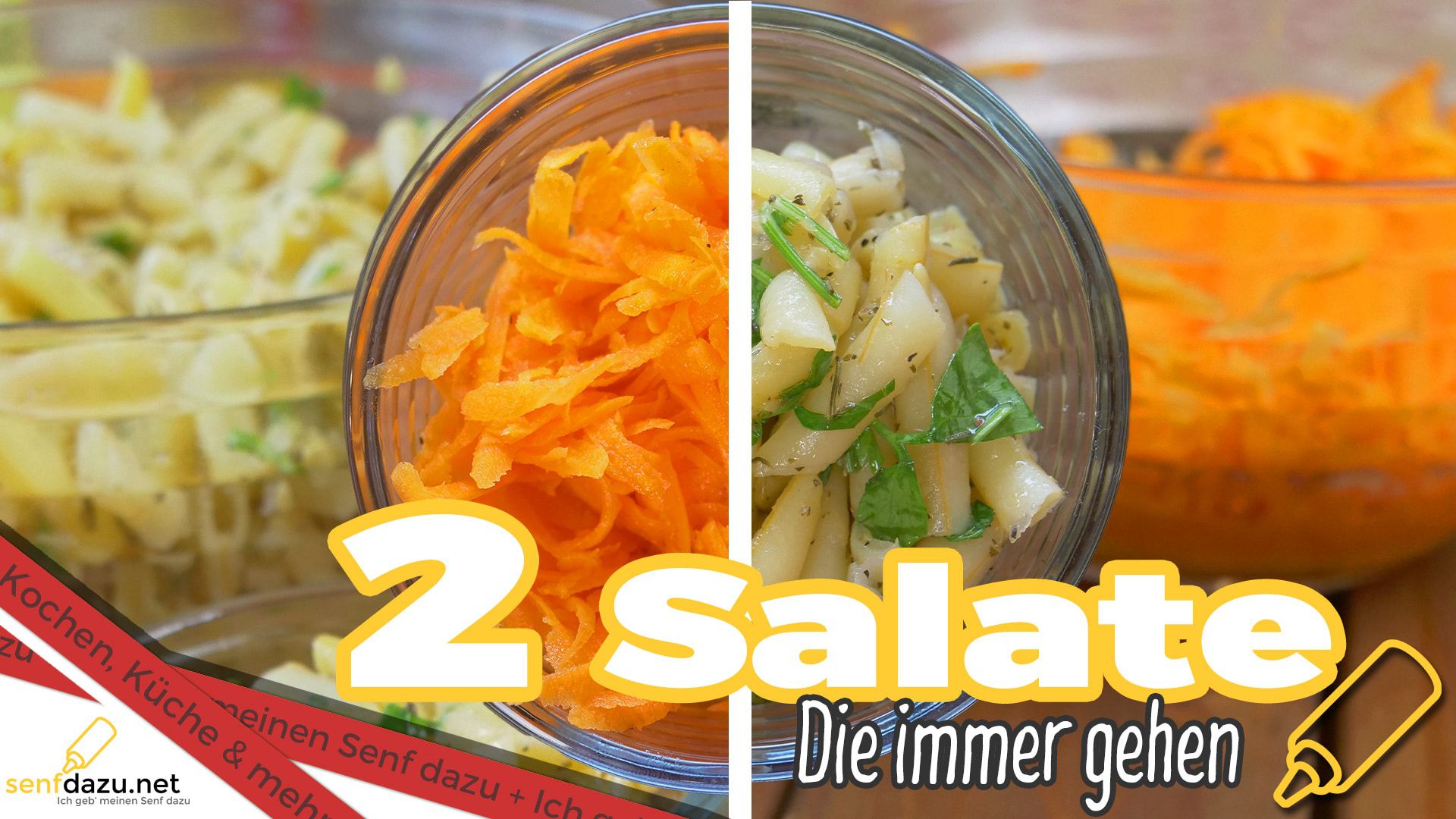 2 Salate die immer gehen I Möhrensalat und Bohnensalat