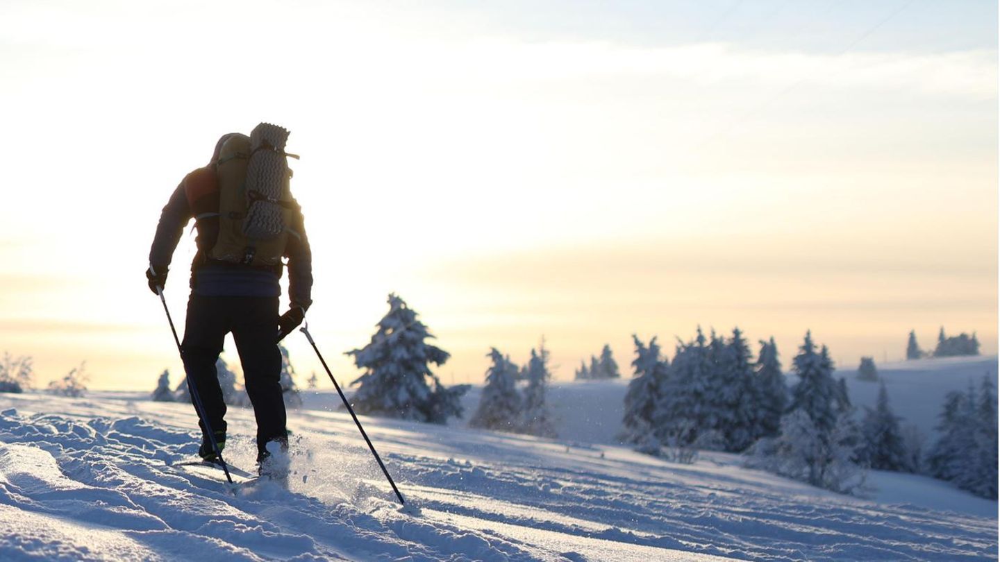 Unterwegs auf dem längsten Skiwanderweg im Schwarzwald 