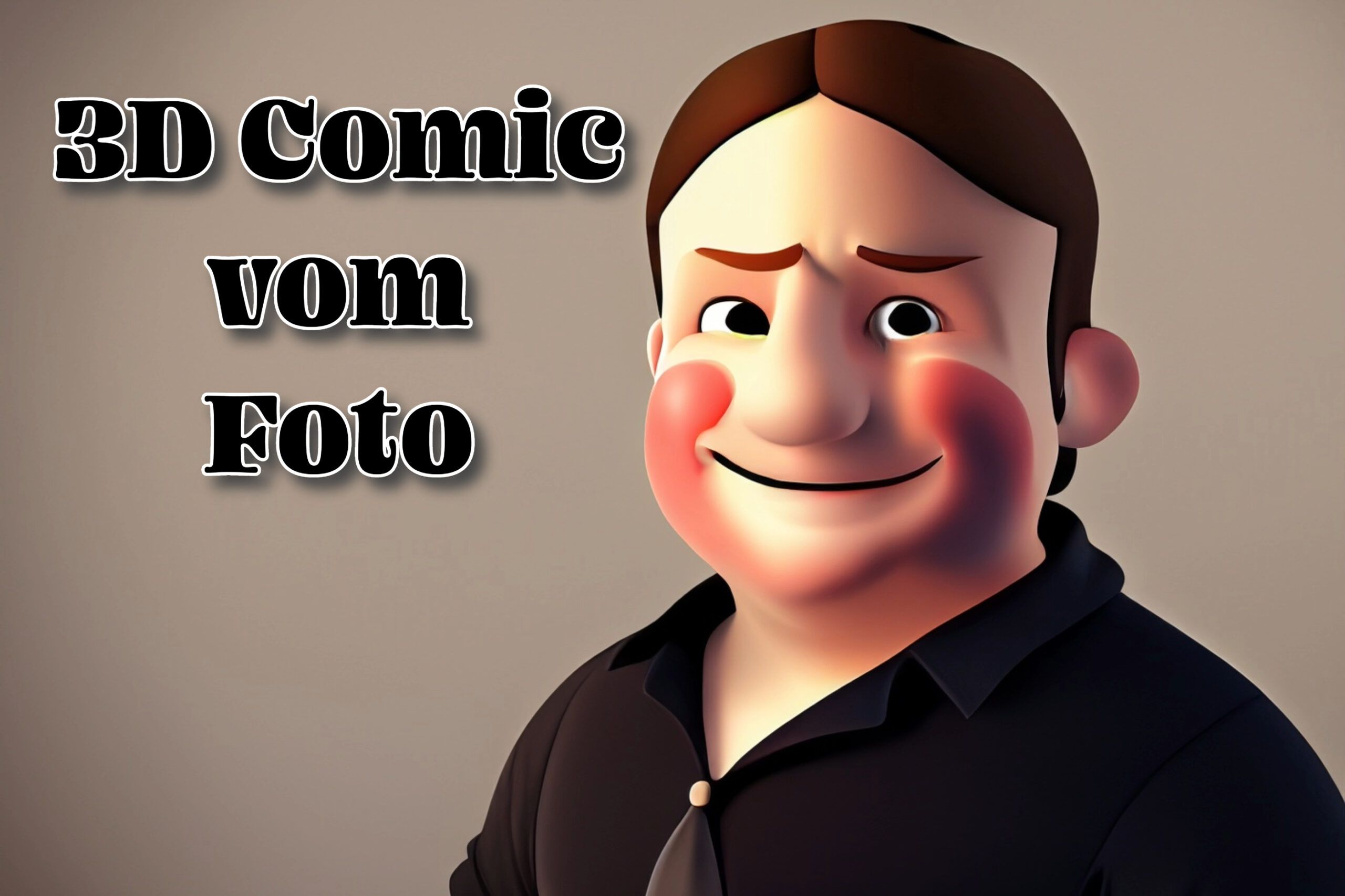3D Comic Character vom eigenen Foto