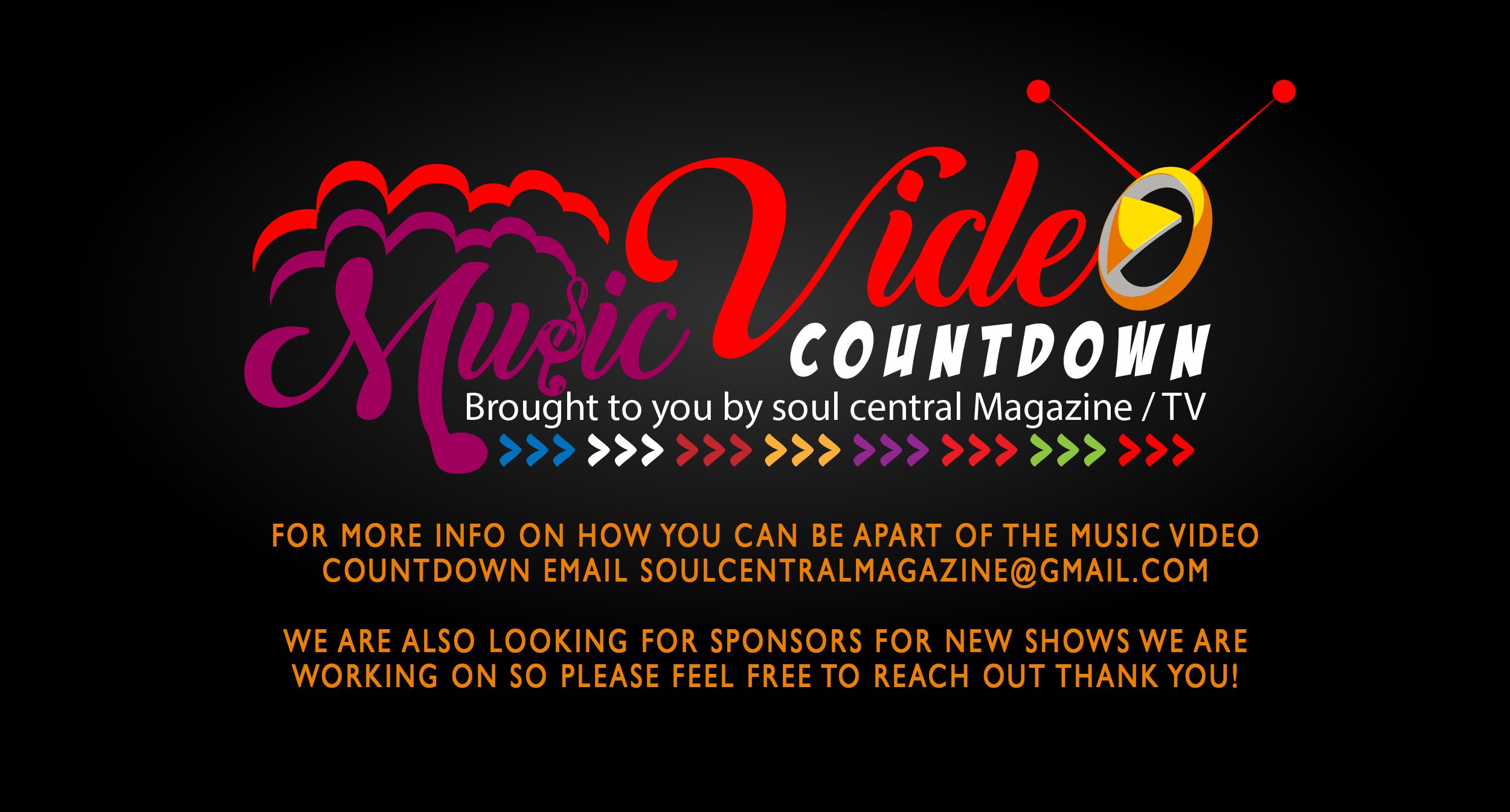 Click here For Music Video Submissions for Monthly Video Countdown!