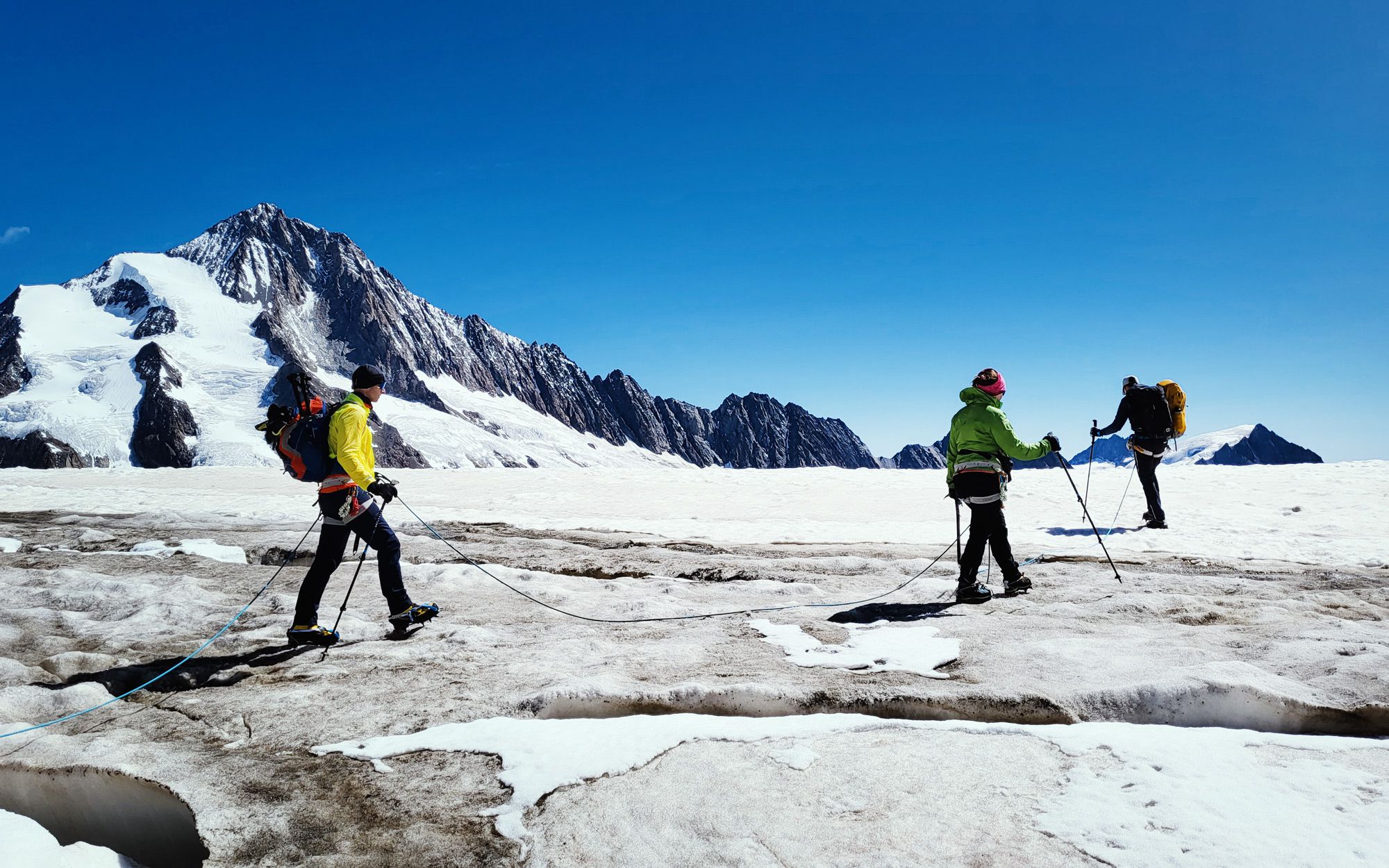 Aletschgletscher Wanderung: 5 Tage Gletschertour zwischen Berner Oberland und Wallis