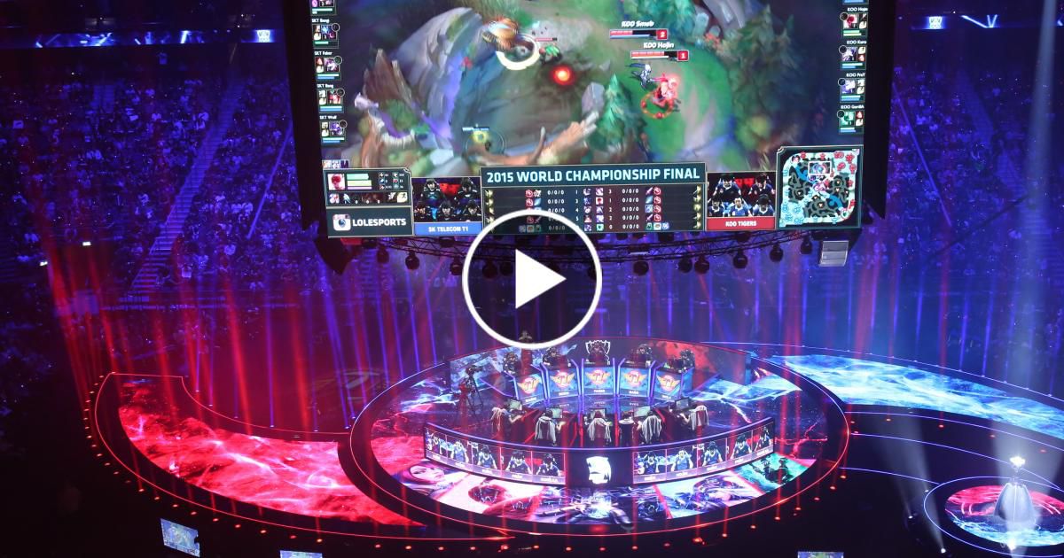 So laut feiert Berlin die League of Legends WM