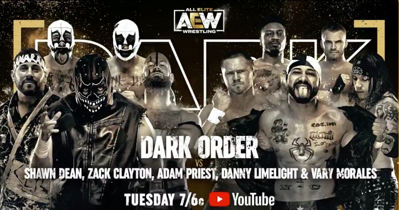 Dark Order dominating AEW Dark card