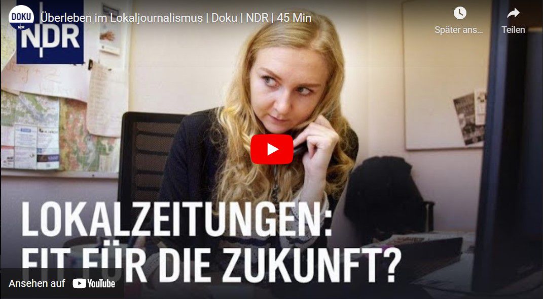 NDR-Doku: Überleben im Lokaljournalismus