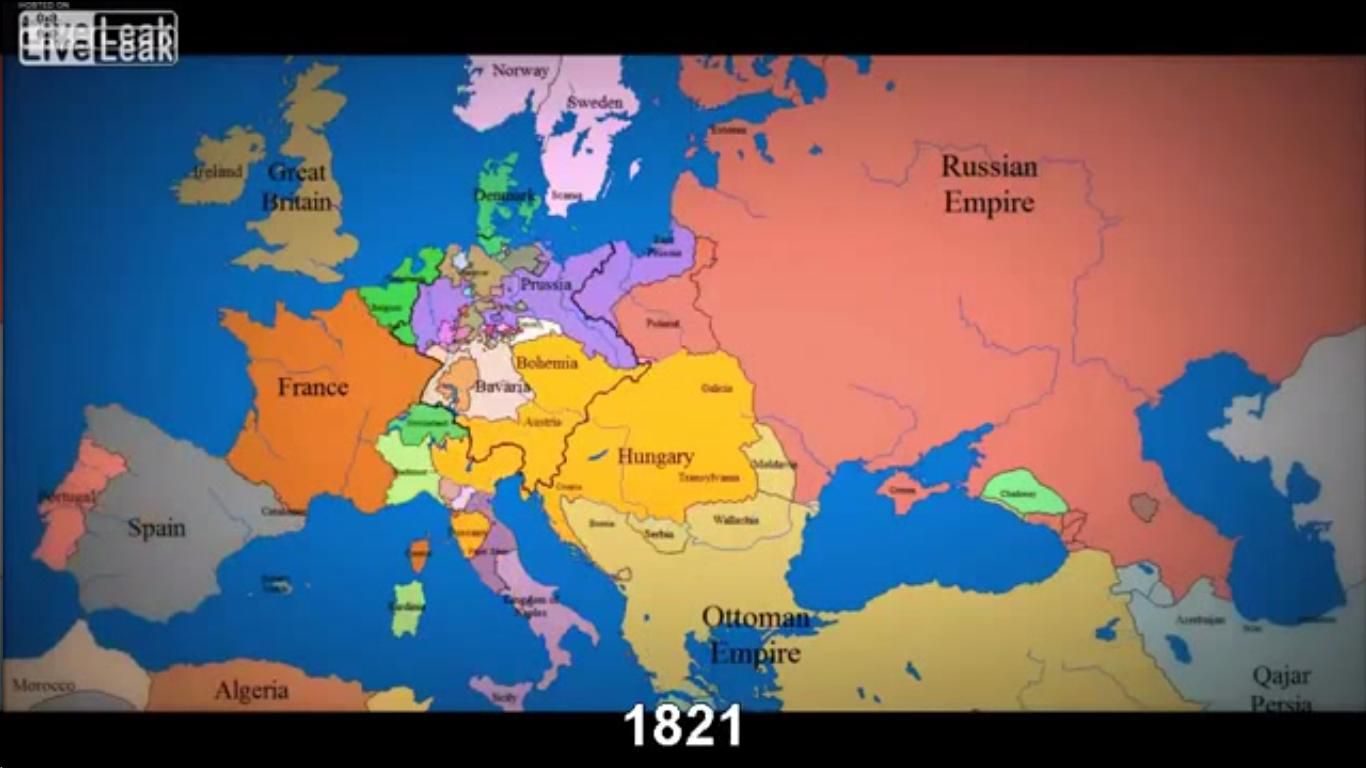 1000 Jahre europäische Geschichte in drei Minuten