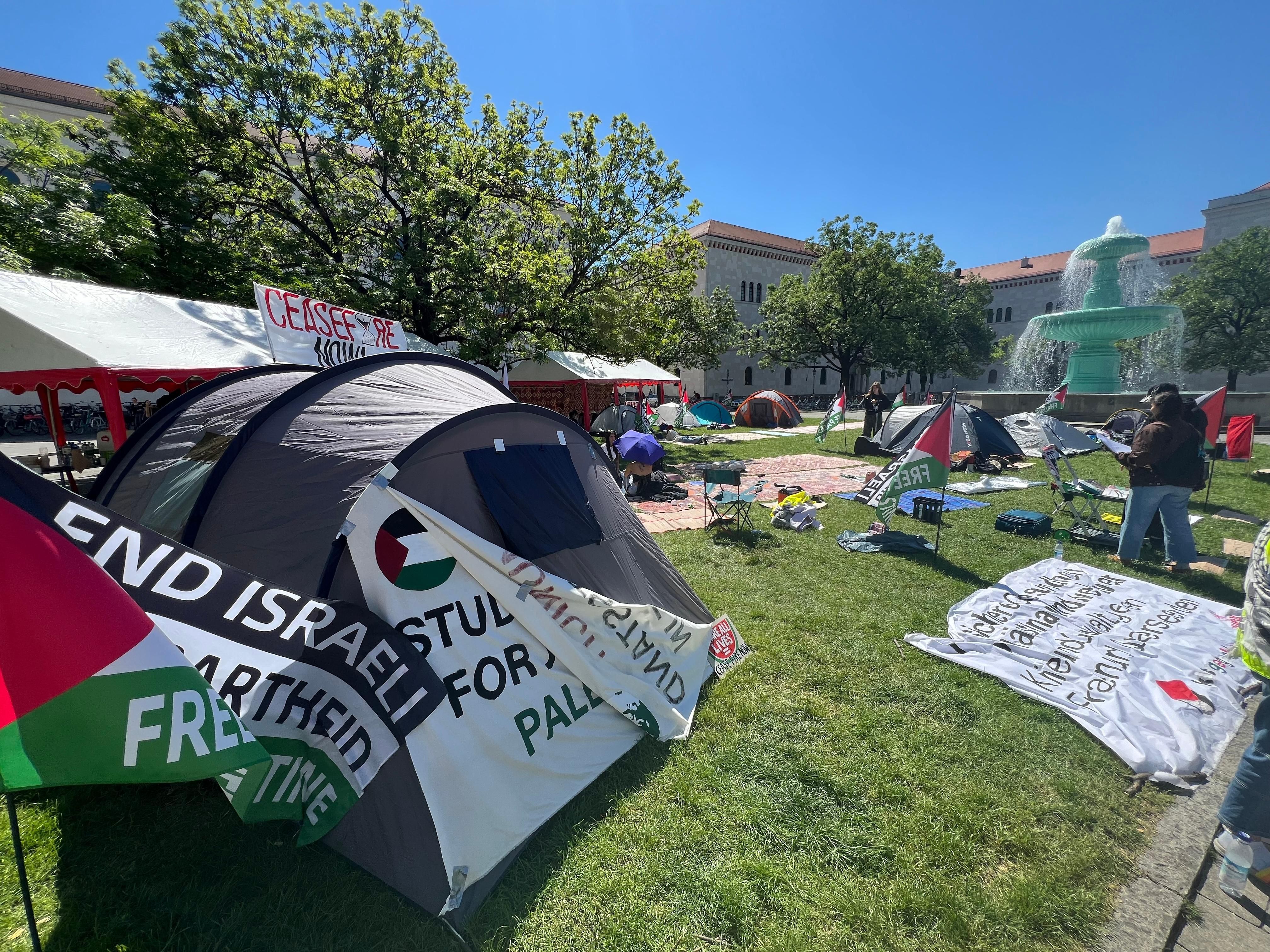 Pro-Palästina-Camp an der LMU: Wer protestiert und warum?