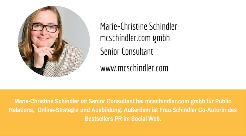 PR-Megatrends 2017: Marie-Christine Schindler