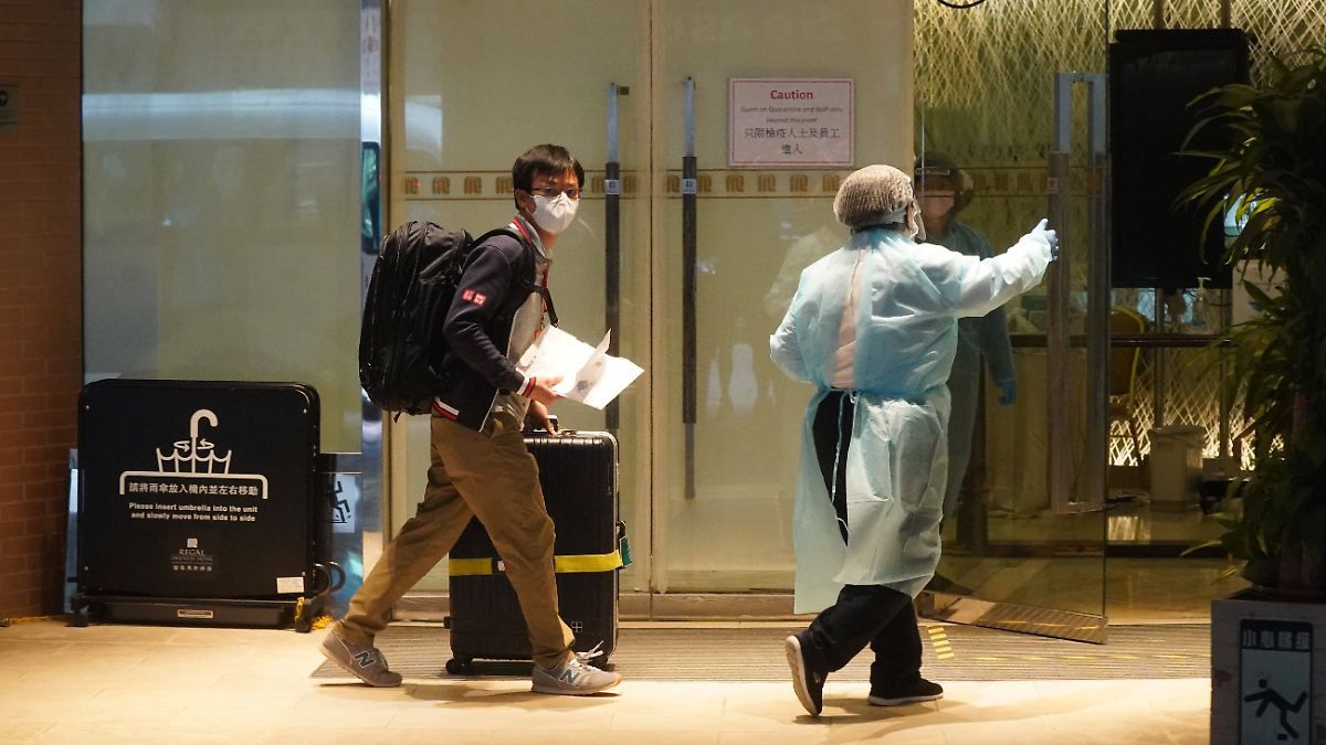Hongkong zeichnet Omikron-Infektion nach