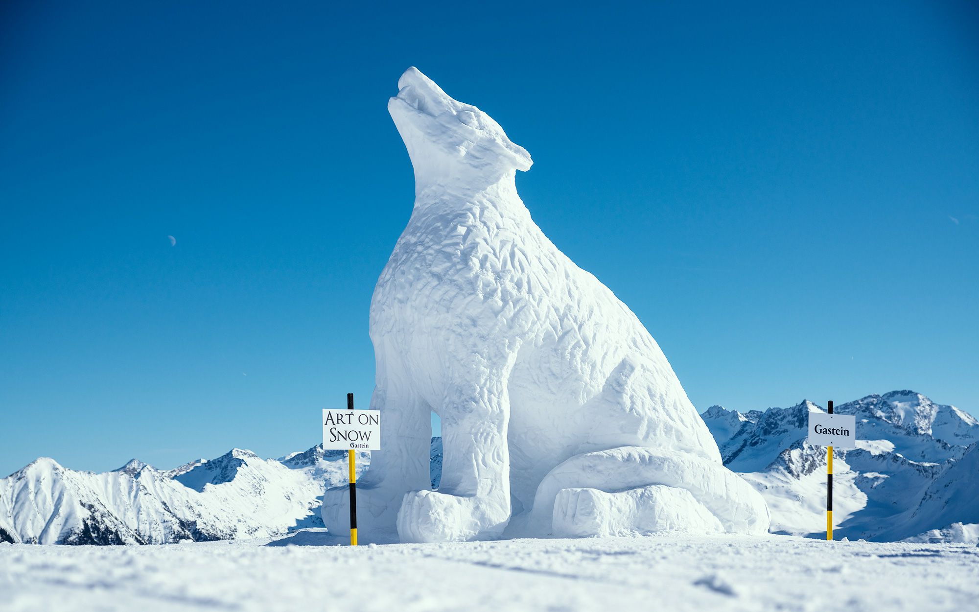 Zehn Jahre „Art on Snow“ – Kunst aus Schnee und Eis in Gastein 2022