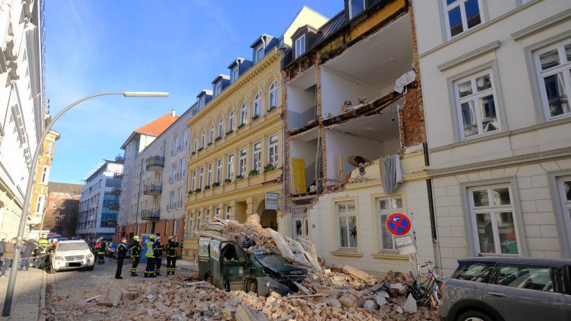 Explosion neben Kita in Hamburg - Opfer außer Lebensgefahr