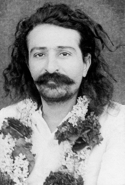 Face of young Meher Baba - On turning 70