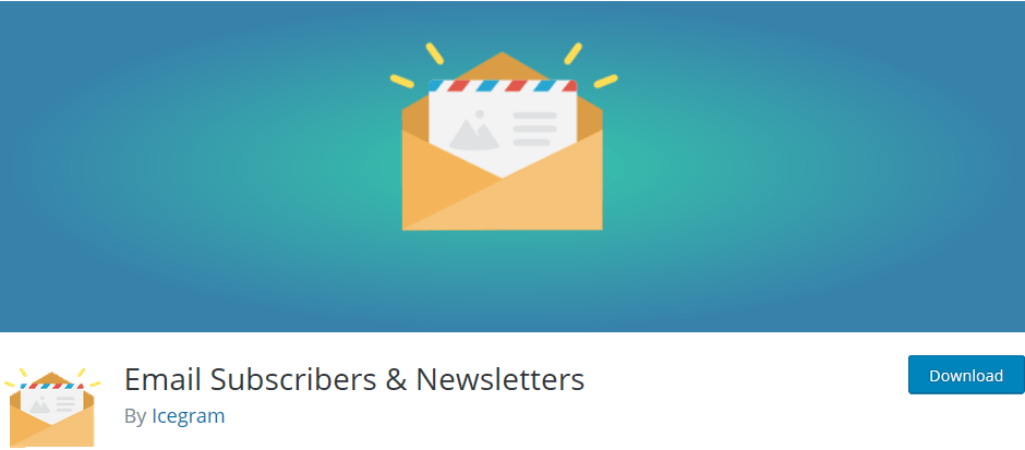 Wordpress plugin Email Subscribers & Newsletters: send automatic blog updates and newsletters to your subscribers