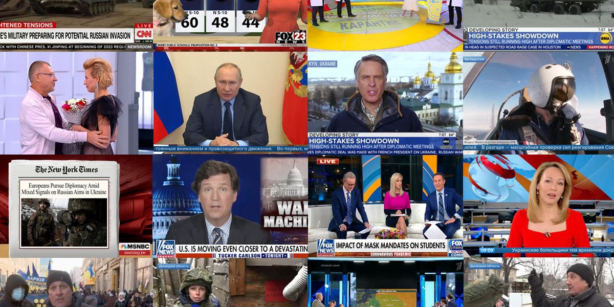 Alles Propaganda? Zwölf Stunden Ukraine-Krise im russischen TV - und im amerikanischen
